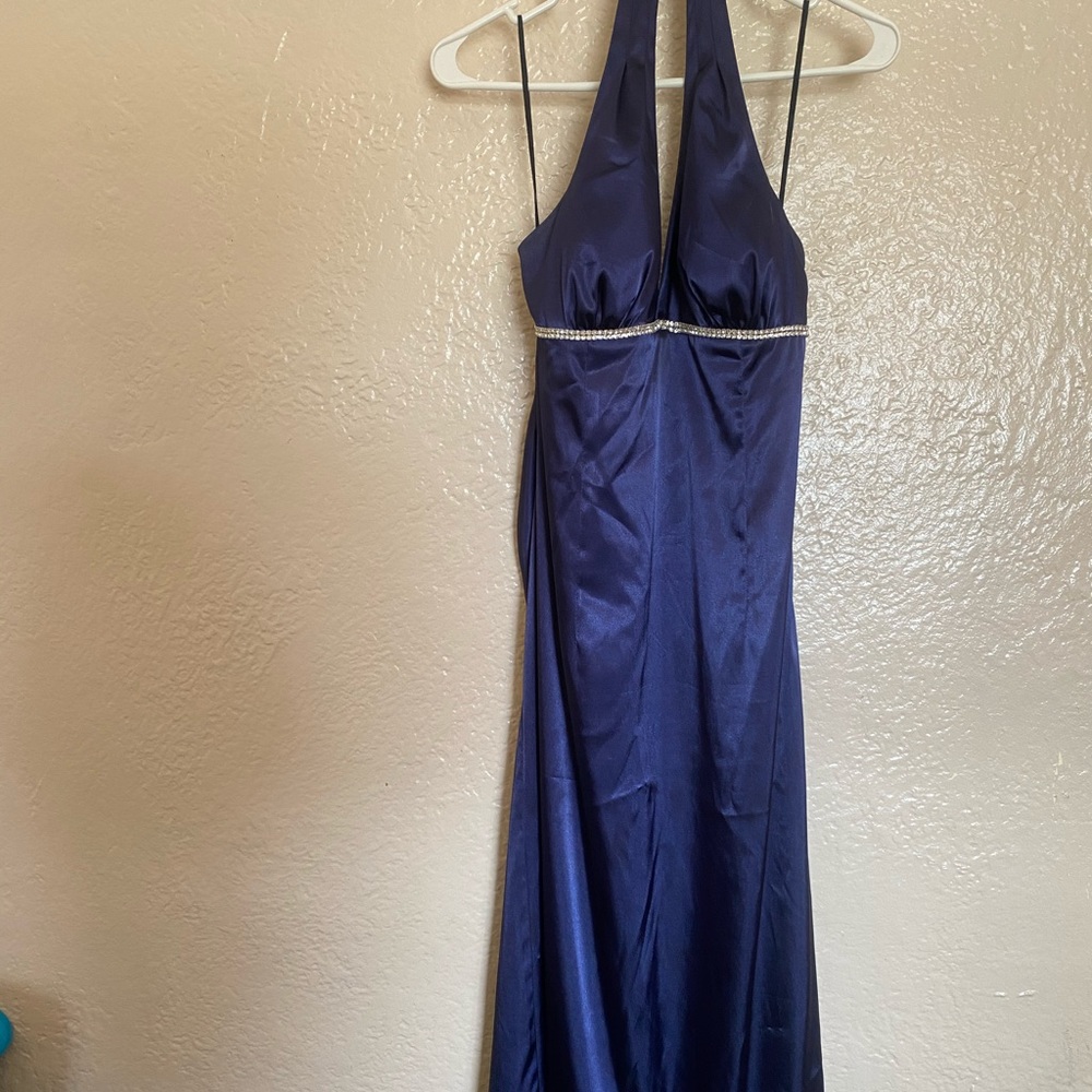 Full length gown, royal blue, size 6-8